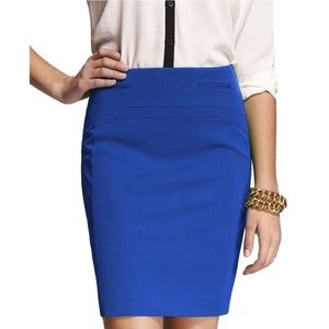 Express Cobalt blue pencil skirt